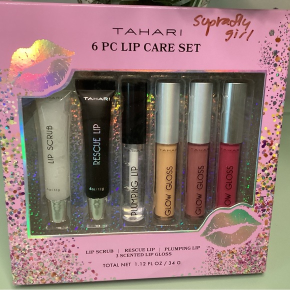 Tahari Lip Care Set with Gloss and Scrub - Picture 2 of 4